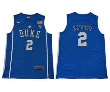 Blue Devils #2 Cameron Reddish Blue Basketball Elite Stitched College Jersey