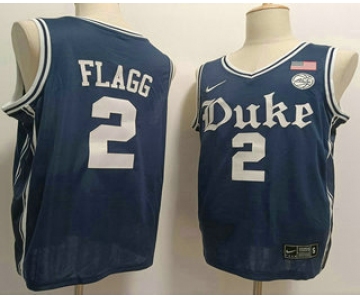 Men's Duke Blue Devils #2 Cooper Flagg Navy College Basketball Jersey