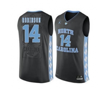 North Carolina Tar Heels #14 Brandon Robinson Black College Basketball Jersey