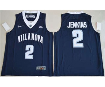 Villanova Wildcats #2 Kris Jenkins Navy Blue Basketball Stitched NCAA Jersey