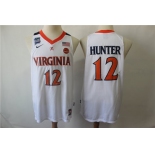 Virginia Cavaliers 12 DeAndre Hunter White College Basketball Jersey
