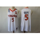 Virginia Cavaliers 5 Kyle Guy White College Basketball Jersey