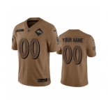 Men's Baltimore Ravens Active Player Custom 2023 Brown Salute To Service Limited Stitched Jersey