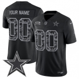 Men's Dallas Cowboys Active Player Custom Black F.U.S.E. 2026 Salute to Service Limited Stitched Football Jersey Men's Dallas Cowboys Active Player Custom Black F.U.S.E. 2026 Salute to Service Limited Stitched Football Jersey