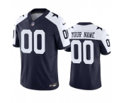 Men's Dallas Cowboys Active Player Custom Navy 2023 F.U.S.E. Vapor Limited Stitched Football Jersey
