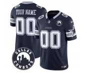 Men's Dallas Cowboys Active Player Custom Navy 2025 F.U.S.E Dallas City Patch Vapor Untouchable Limited Football Stitched Game Jersey Men's Dallas Cowboys Active Player Custom Navy 2025 F.U.S.E Dallas City Patch Vapor Untouchable Limited Football Stitched Game Jersey