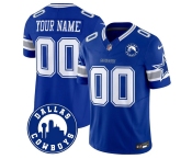 Men's Dallas Cowboys Active Player Custom Royal 2025 F.U.S.E Dallas City Patch Vapor Untouchable Limited Football Stitched Game Jersey Men's Dallas Cowboys Active Player Custom Royal 2025 F.U.S.E Dallas City Patch Vapor Untouchable Limited Football Stitched Game Jersey