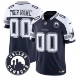 Men's Dallas Cowboys Active Player Custom White Navy Alternate 2025 F.U.S.E Dallas City Patch Vapor Untouchable Limited Football Stitched Game Jersey Men's Dallas Cowboys Active Player Custom White Navy Alternate 2025 F.U.S.E Dallas City Patch Vapor Untouchable Limited Football Stitched Game Jersey