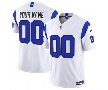 Men's Los Angeles Rams Active Player Custom White 2026 F.U.S.E. Vapor Limited Football Stitched Jersey