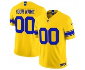Men's Los Angeles Rams Active Player Custom Yellow 2026 F.U.S.E. Vapor Limited Football Stitched Jersey Men's Los Angeles Rams Active Player Custom Yellow 2026 F.U.S.E. Vapor Limited Football Stitched Jersey