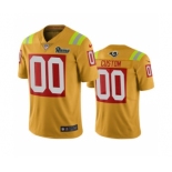 Men's Rams Customized Vapor Limited City Edition Gold Jersey