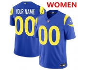 Women's Los Angeles Rams Active Player Custom Royal 2026 F.U.S.E. Vapor Limited Football Stitched Jersey Women's Los Angeles Rams Active Player Custom Royal 2026 F.U.S.E. Vapor Limited Football Stitched Jersey