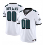 Men's Philadelphia Eagles Active Player Custom White 2024 New F.U.S.E. Vapor Untouchable Limited Football Stitched Jersey