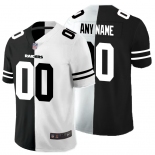 Las Vegas Raiders Custom Customized Black And White Split Vapor Untouchable Limited Jersey