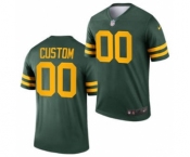 Men's Green Bay Packers ACTIVE PLAYER Custom 2021 Green Legend Stitched Football Jersey