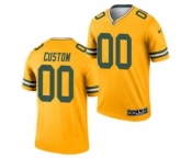 Men's Green Bay Packers ACTIVE PLAYER Custom Gold 2021 Inverted Legend Stitched Jersey