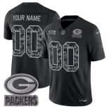 Men's Green Bay Packers Active Player Custom Black F.U.S.E. 2026 Salute to Service Limited Football Stitched Jersey Men's Green Bay Packers Active Player Custom Black F.U.S.E. 2026 Salute to Service Limited Football Stitched Jersey