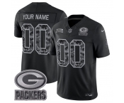 Men's Green Bay Packers Active Player Custom Black F.U.S.E. 2026 Salute to Service Limited Football Stitched Jersey Men's Green Bay Packers Active Player Custom Black F.U.S.E. 2026 Salute to Service Limited Football Stitched Jersey