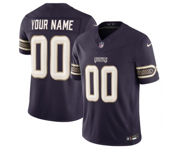 Men's Minnesota Vikings Active Player Custom Purple 2026 F.U.S.E. “Rivalries” Vapor Untouchable Limited Football Stitched Jersey