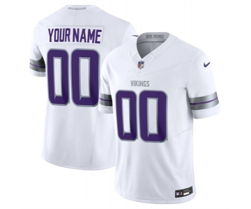 Men's Minnesota Vikings Active Player Custom White F.U.S.E. Winter Warrior Limited Stitched Jersey