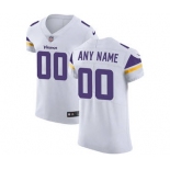 Men's Minnesota Vikings Customized White Vapor Untouchable Custom Elite Football Jersey