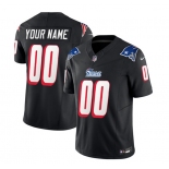 Men's New England Patriots Active Player Custom Black 2023 F.U.S.E. Throwback Limited Football Stitched Jersey