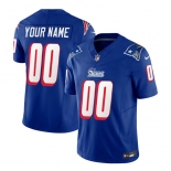 Men's New England Patriots Active Player Custom Blue 2023 F.U.S.E. Throwback Limited Football Stitched Jersey