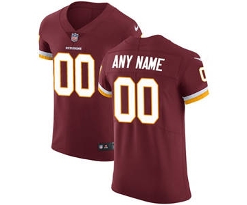 Men's Washington Redskins Customized Burgundy Red Team Color Vapor Untouchable Custom Elite Football Jersey