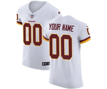 Men's Washington Redskins Customized White Vapor Untouchable Custom Elite Football Jersey