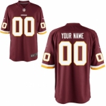 Men's Washington Redskins Nike Burgundy Custom Game Jersey