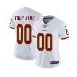 Women's Washington Redskins Customized White Road Jersey