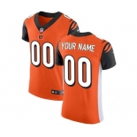 Men's Cincinnati Bengals Customized Orange Alternate Vapor Untouchable Custom Elite Football Jersey