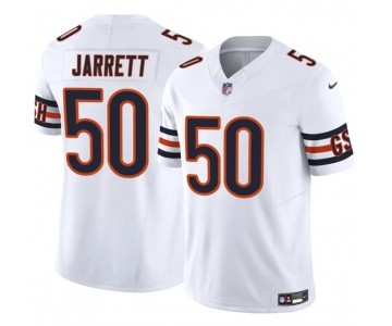 Men's Chicago Bears #50 Grady Jarrett White 2025 F.U.S.E. Vapor Untouchable Limited Stitched Football Jersey