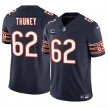 Men's Chicago Bears #62 Joe Thuney Navy 2025 F.U.S.E. With 1-Star C Patch Vapor Untouchable Limited Stitched Football Jersey