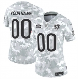 Women's Chicago Bears Active Player Custom 2024 F.U.S.E Arctic Camo Salute To Service Limited Stitched Football Jersey