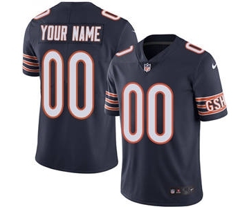 Youth Chicago Bears Customized Navy Blue Team Color Custom Football Jersey