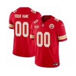 Men's Kansas City Chiefs Active Player Custom Red 2023 F.U.S.E. With NKH Patch Vapor Untouchable Limited Football Stitched Jersey