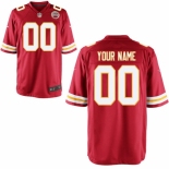 Men's Kansas City Chiefs Nike Red Custom Game Jersey