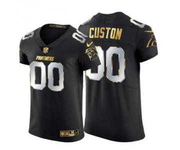 Men's Carolina Panthers Custom Black Edition Vapor Untouchable Elite Football Jersey