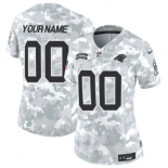 Women's Carolina Panthers Active Player Custom 2024 F.U.S.E Arctic Camo Salute To Service Limited Stitched Football Jersey