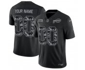 Men's Buffalo Bills Active Player Custom Black F.U.S.E. 2026 Salute to Service Limited Football Stitched Jersey Men's Buffalo Bills Active Player Custom Black F.U.S.E. 2026 Salute to Service Limited Football Stitched Jersey