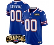 Men's Buffalo Bills Active Player Custom Blue 2023 F.U.S.E. AFC East Champions Ptach Football Stitched Jersey