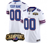 Men's Buffalo Bills Active Player Custom White 2023 F.U.S.E. AFC East Champions Ptach Football Stitched Jersey