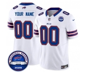 Men's Buffalo Bills Active Player Custom White F.U.S.E. 2026 Inaugural Season at Highmark Stadium Patch Football Stitched Jersey Men's Buffalo Bills Active Player Custom White F.U.S.E. 2026 Inaugural Season at Highmark Stadium Patch Football Stitched Jersey