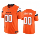 Men's Denver Broncos Active Player Custom Orange 2024 F.U.S.E. Vapor Limited Football Stitched Jersey