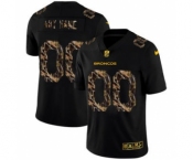 Men's Denver Broncos Custom Black Flocked Lightning Vapor Limited Football Jersey