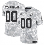 Men's Arizona Cardinals Active Player Custom 2024 F.U.S.E Arctic Camo Salute to Service Limited Football Stitched Jersey