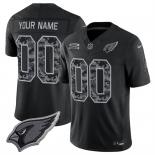 Men's Arizona Cardinals Active Player Custom Black F.U.S.E. 2026 Salute to Service Limited Football Stitched Jersey Men's Arizona Cardinals Active Player Custom Black F.U.S.E. 2026 Salute to Service Limited Football Stitched Jersey