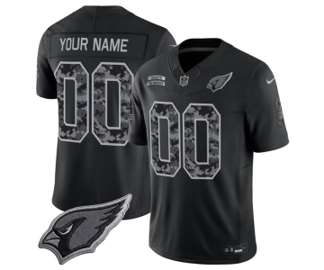 Men's Arizona Cardinals Active Player Custom Black F.U.S.E. 2026 Salute to Service Limited Football Stitched Jersey