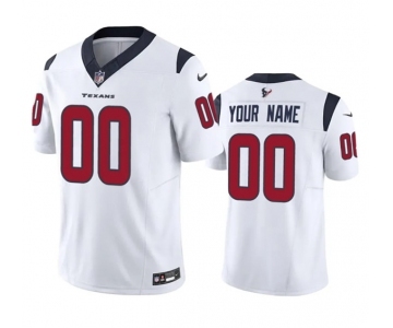 Men's Houston Texans ACTIVE PLAYER Custom White 2023 F.U.S.E Vapor Untouchable Limited Stitched Jersey